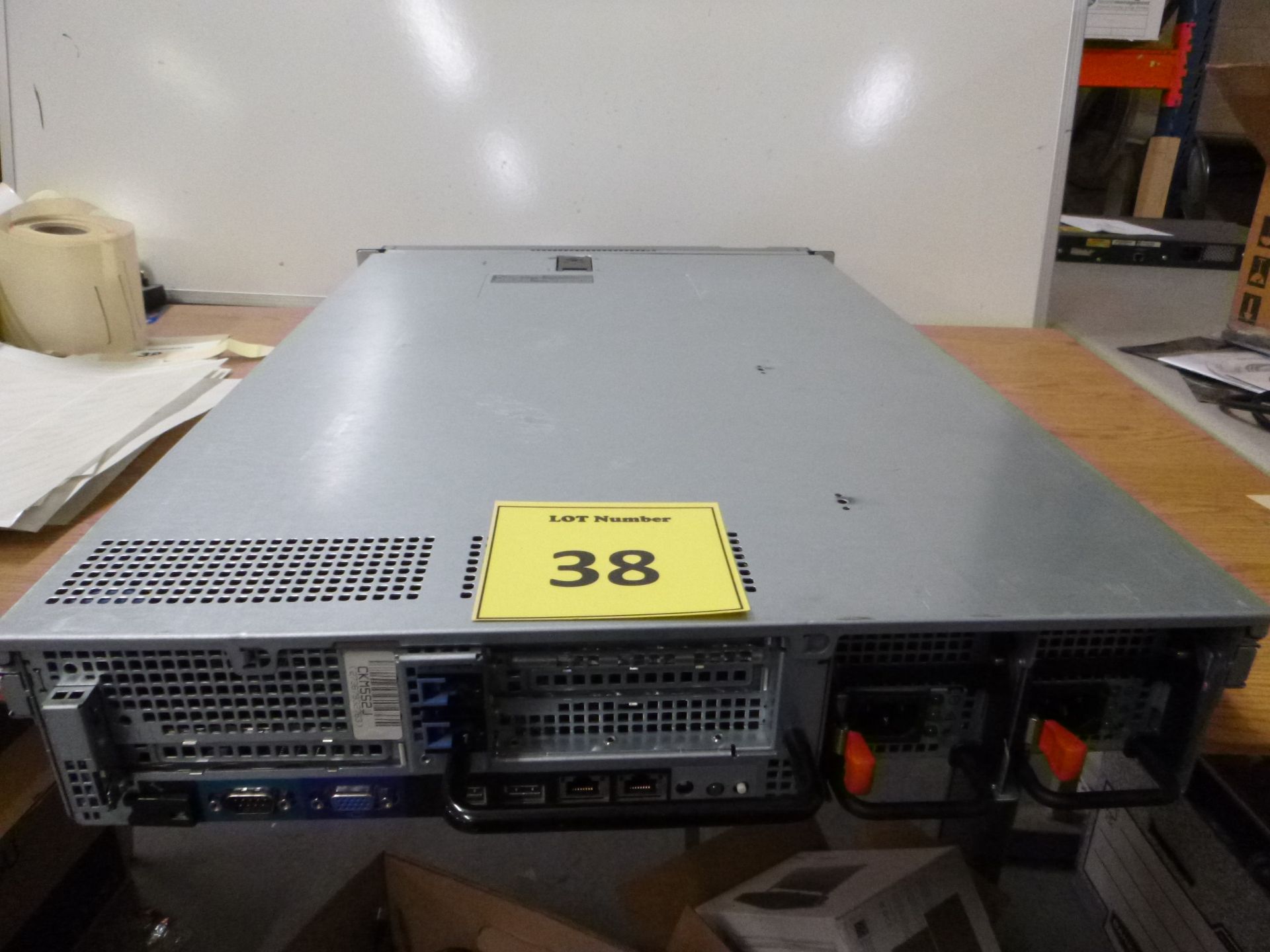 DELL POWEREDGE 2950 2U RACKMOUNT FILE SERVER. QUAD CORE 2.5GHZ (E5420), 4GB RAM, 2 X 73GB & 4 X - Image 2 of 2