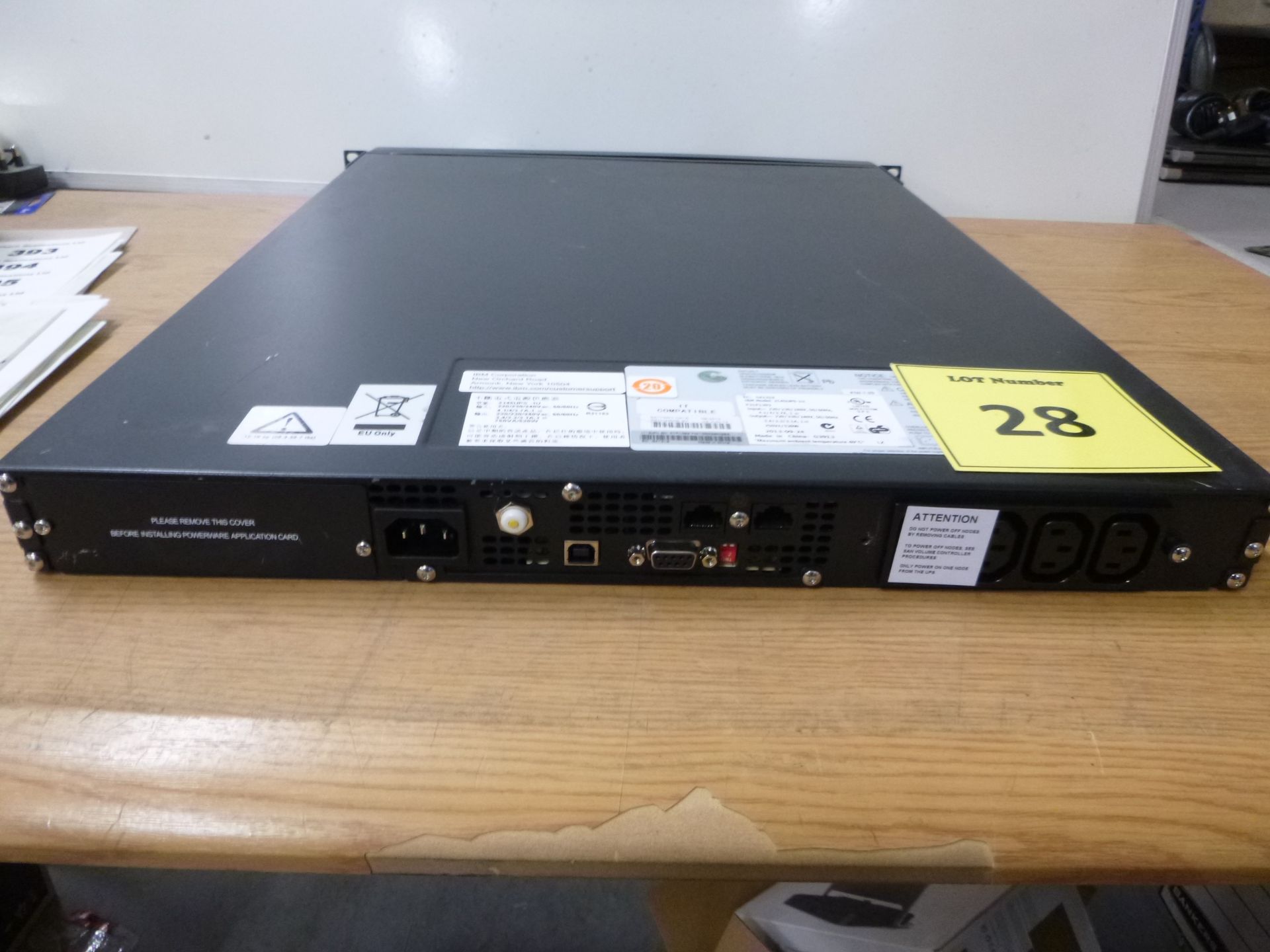 IBM RACKMOUNT UPS. MODEL 2145UPS-1U - Image 3 of 3