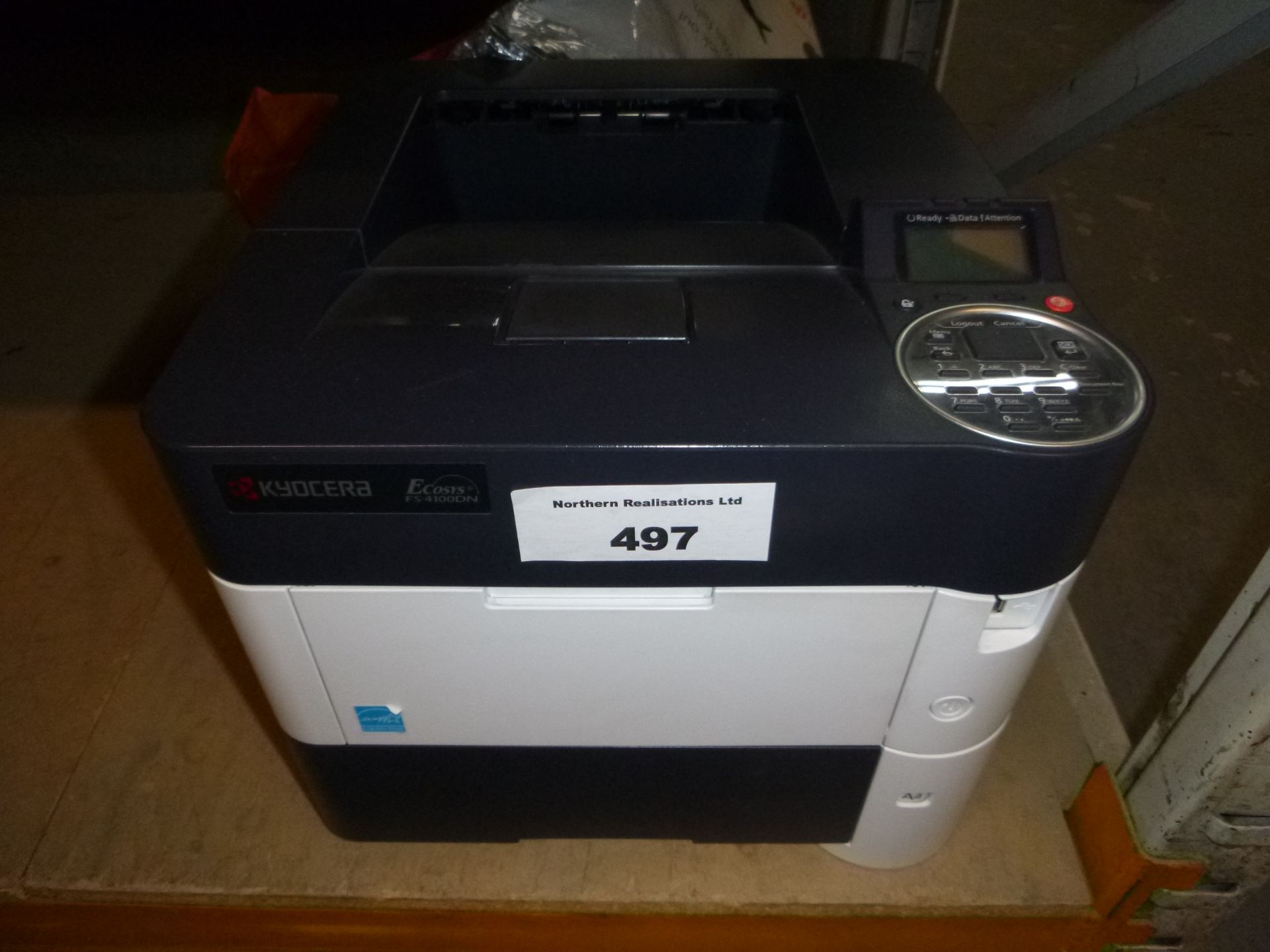 KYOCERA FS-4100DN NETWORK LASER PRINTER WITH USB AND TEST PRINT