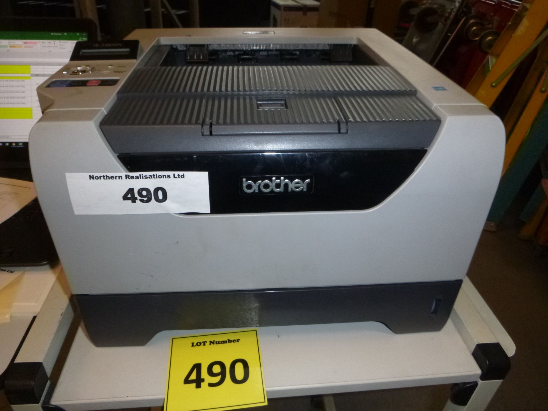 BROTHER HL-5380DN NETWORK LASER PRINTER WITH USB AND TEST PRINT