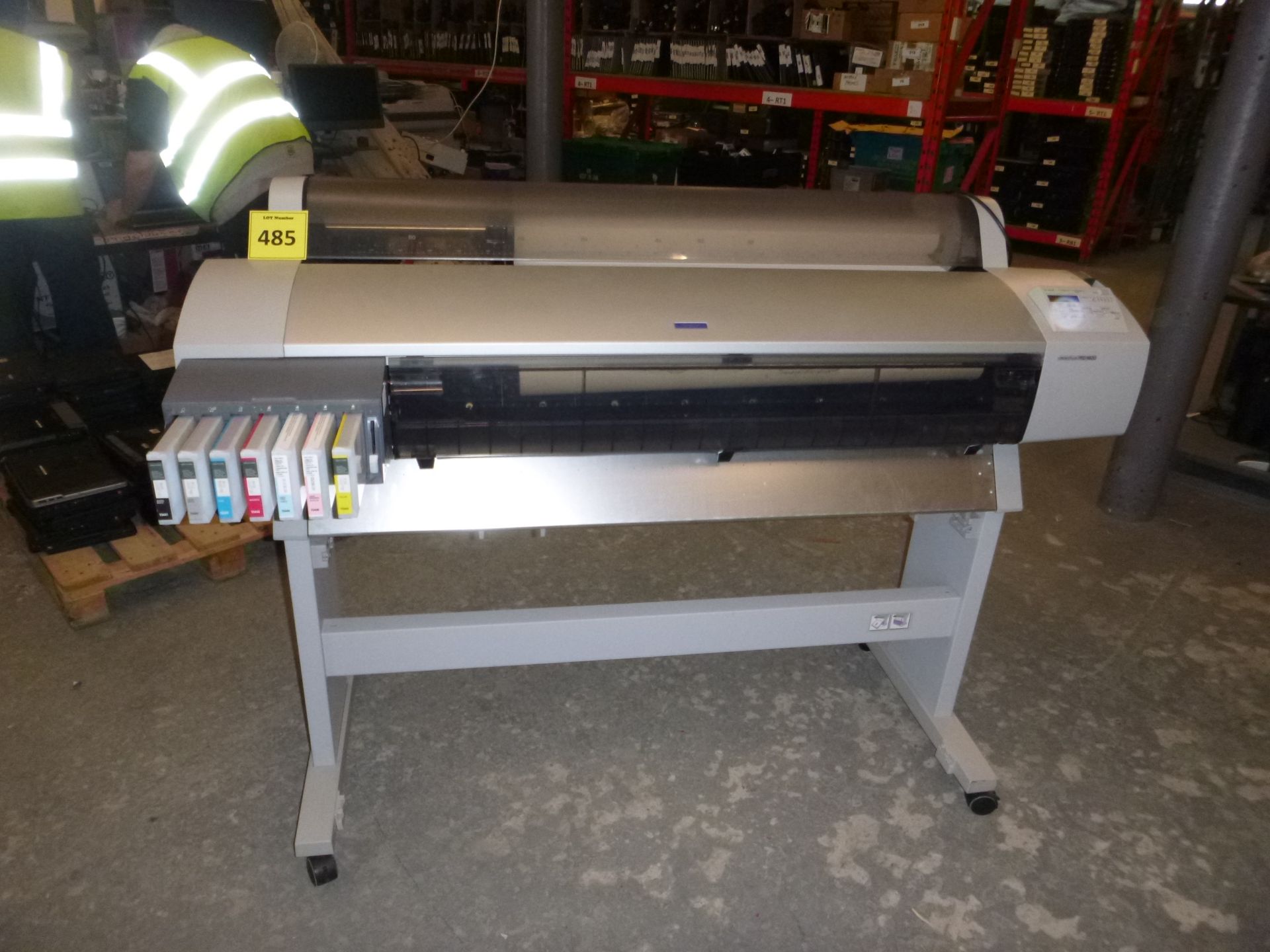 Epson Stylus Pro 9600 Large-Format InkJet Printer. With test print. See photo. SEE ALSO LOT 501 to