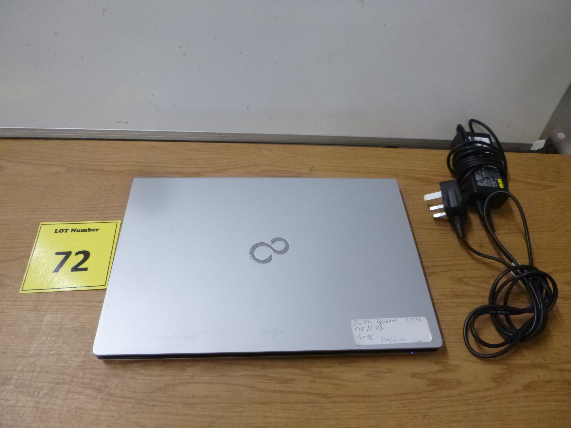 FUJITSU LIFEBOOK U772 CORE i5 LAPTOP. 1.8GHZ PROCESSOR, 4GB RAM. 32GB I-SSD cache & 320GB HDD, - Image 2 of 2