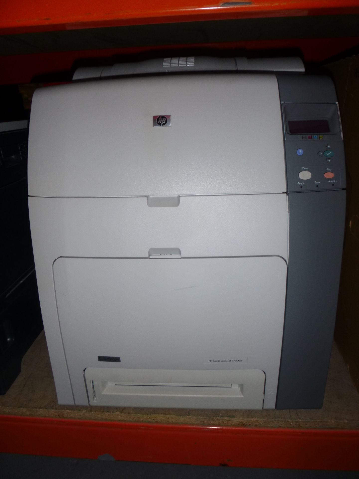 HP COLOUR LASERJET 4700DN NETWORK LASER PRINTER. UNABLE TO DO TESTPRINT AS BLACK TONER MISSING