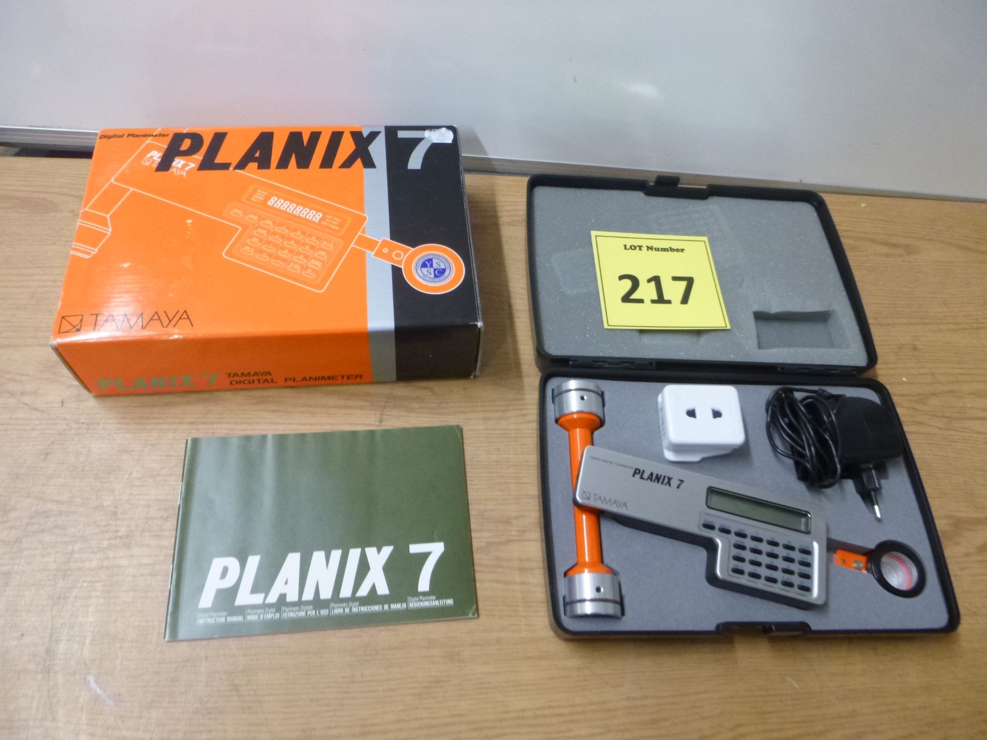 PLANIX 7 TAMAYA DIGITAL PLANIMETER IN CARRY CASE