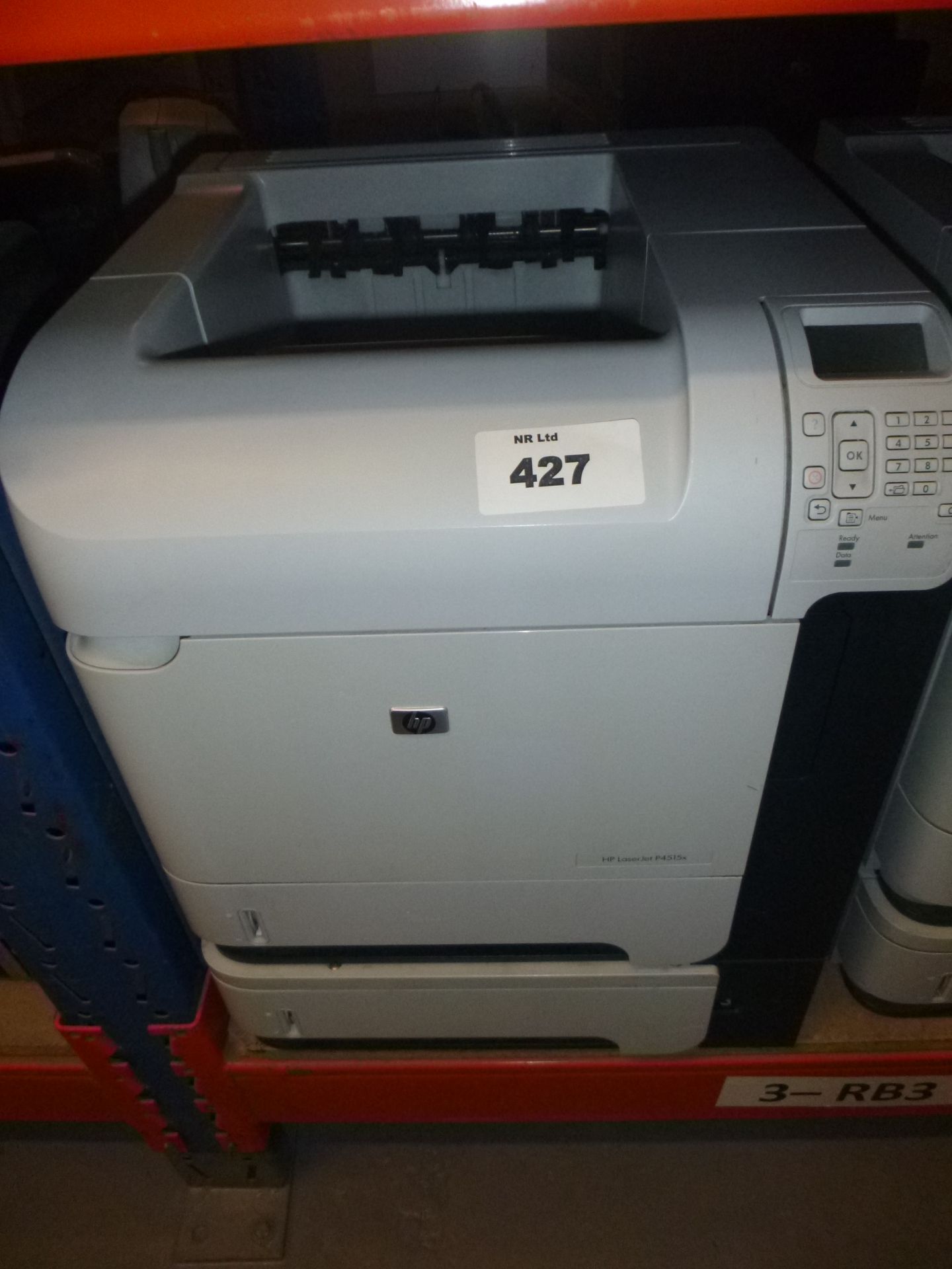 HP LASERJET P4515X WORKGROUP LASER PRINTER. WITH EXTRA TRAY & TEST PRINT.More info at: www.cnet.