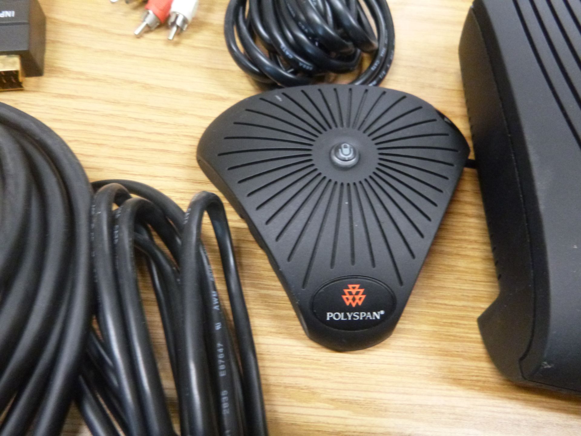 POLYSPAN EQUIPMENT COMPRISING OF POLYSPAN VEIWSTATION WITH PSU, ISDN INTERFACE, MICROPHONE, REMOTE