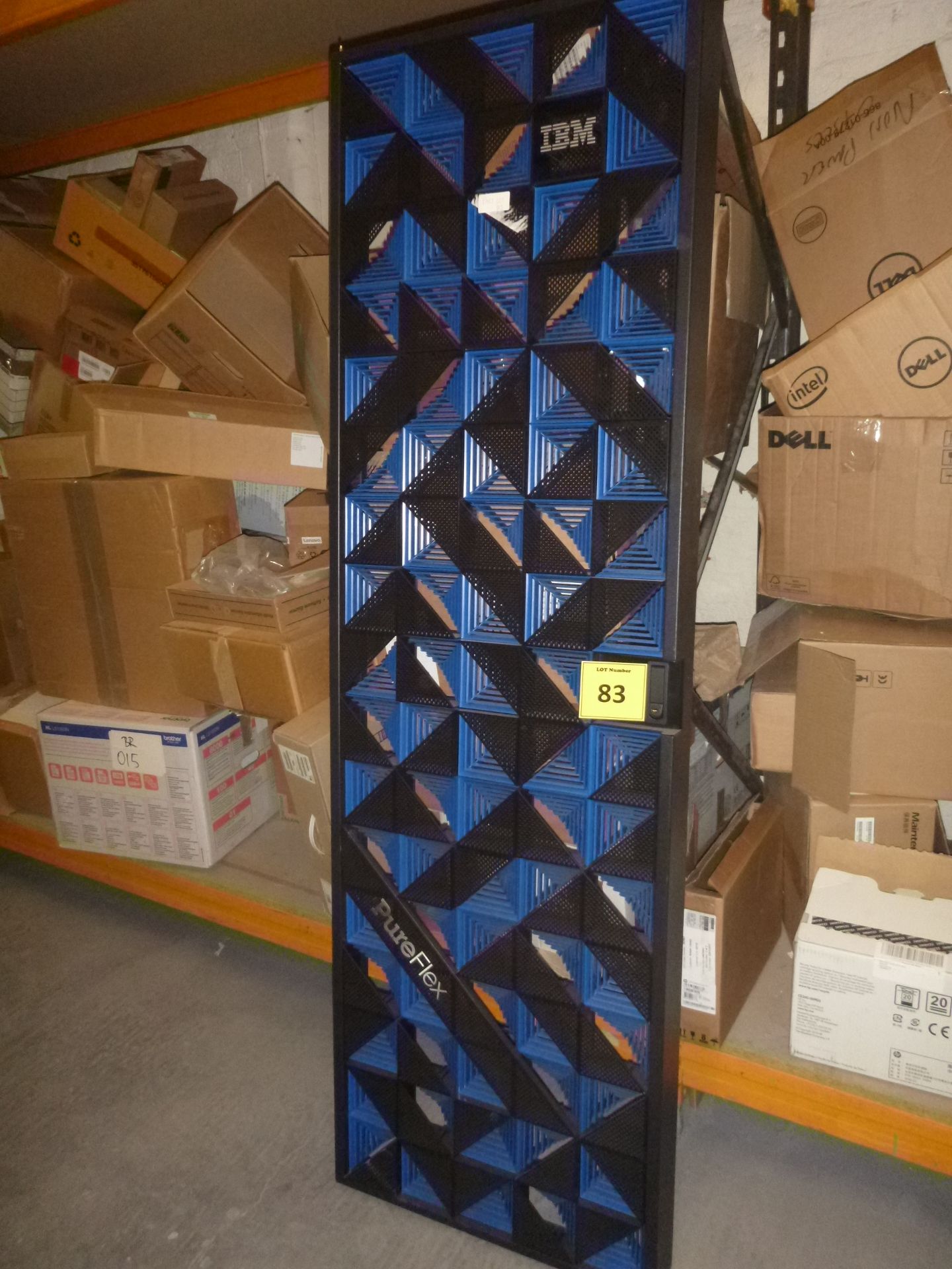 IBM PUREFLEX SYSTEM RACK 7953-94X CONTAINING 2 X 81Y2891 FLEX SYSTEM ENTERPRISE CHASSIS, 2 X IBM - Image 11 of 12