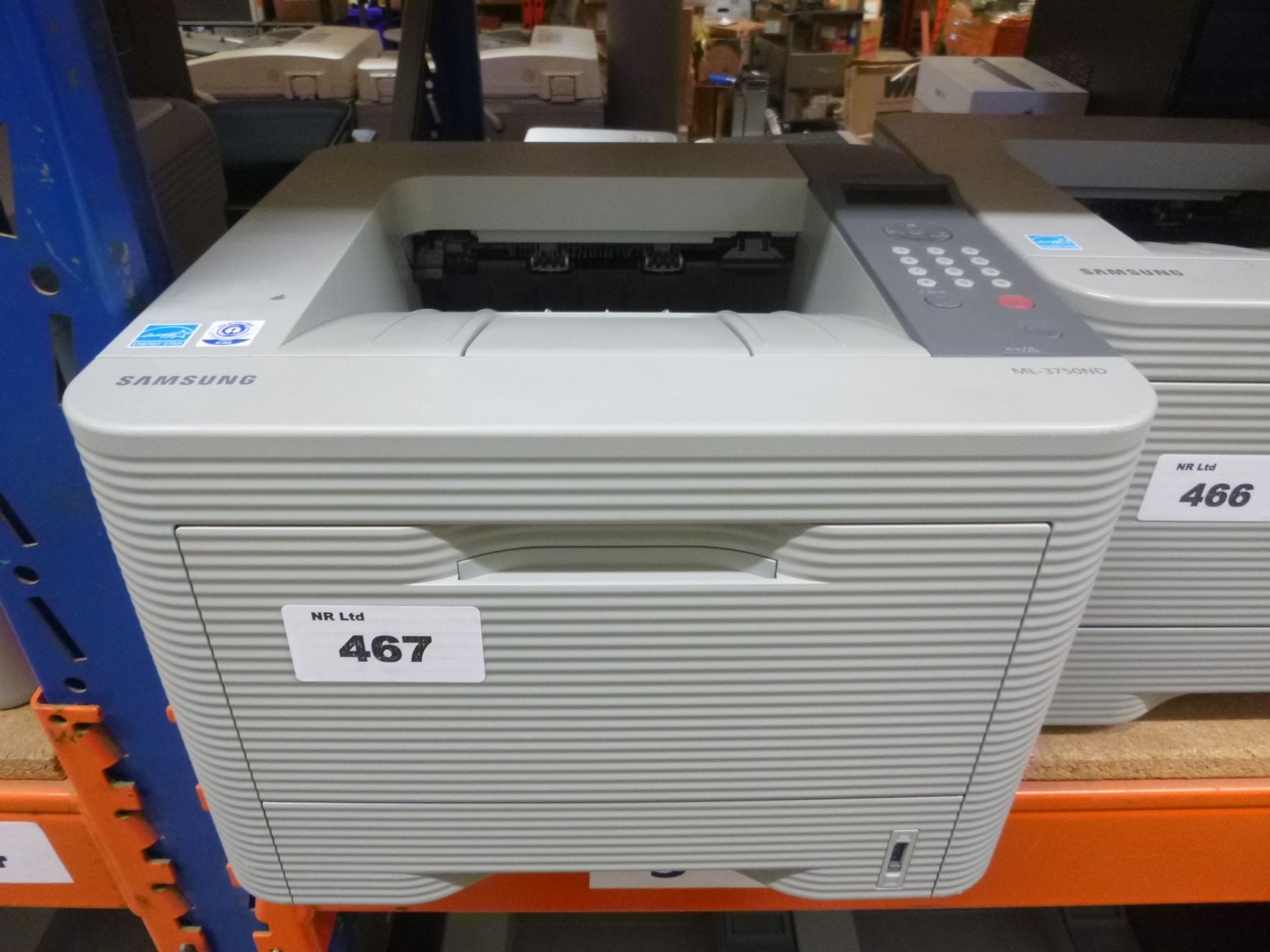 Samsung ML-3750ND Laser Printer. WITH TESTPRINT.