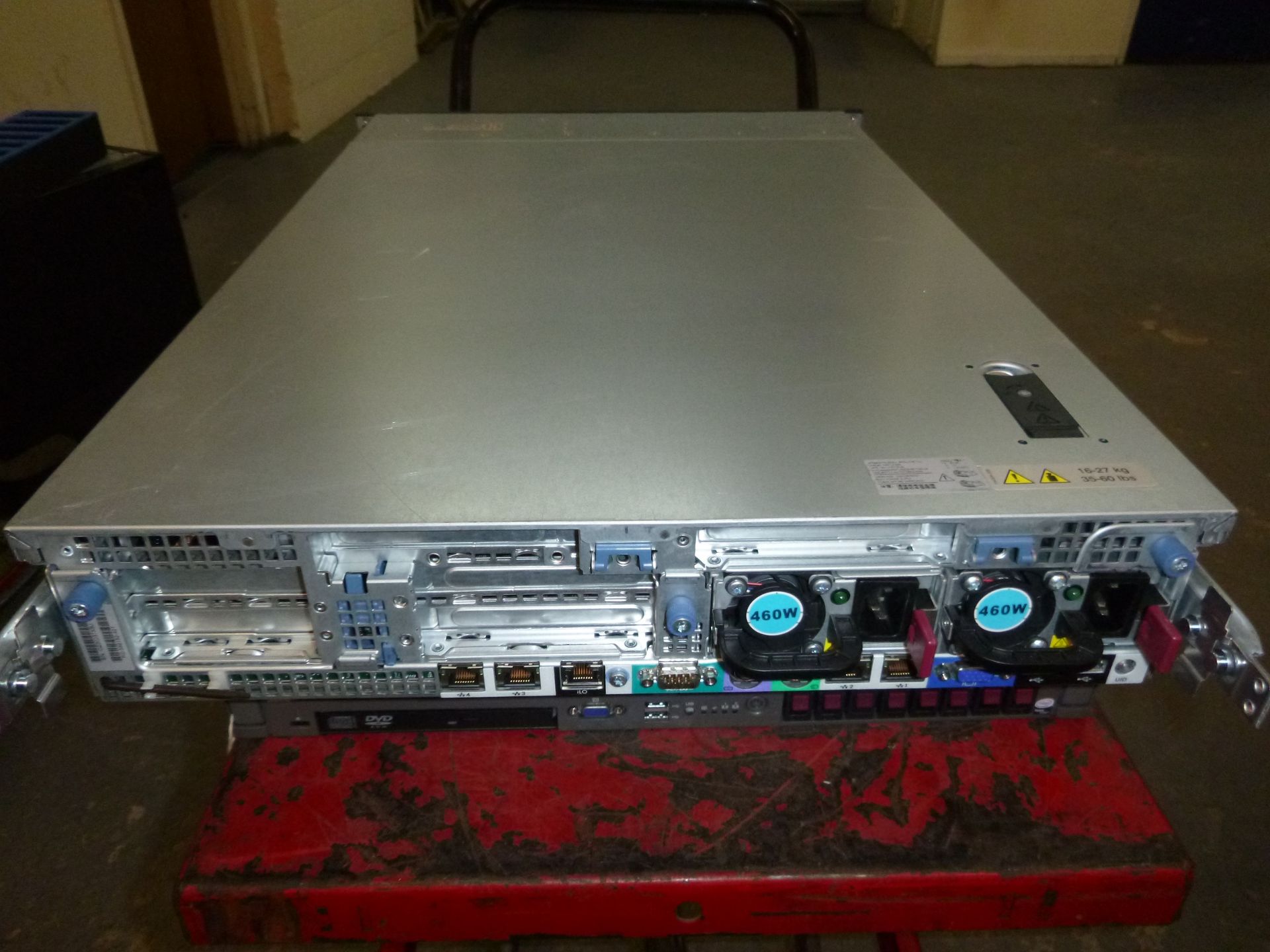 HP PROLIANT DL380 G7 2U RACKMOUNT FILE SERVER. 2 X XEON QUAD CORE E5620 2.4GHZ PROCESSORS. 6GB - Image 3 of 3