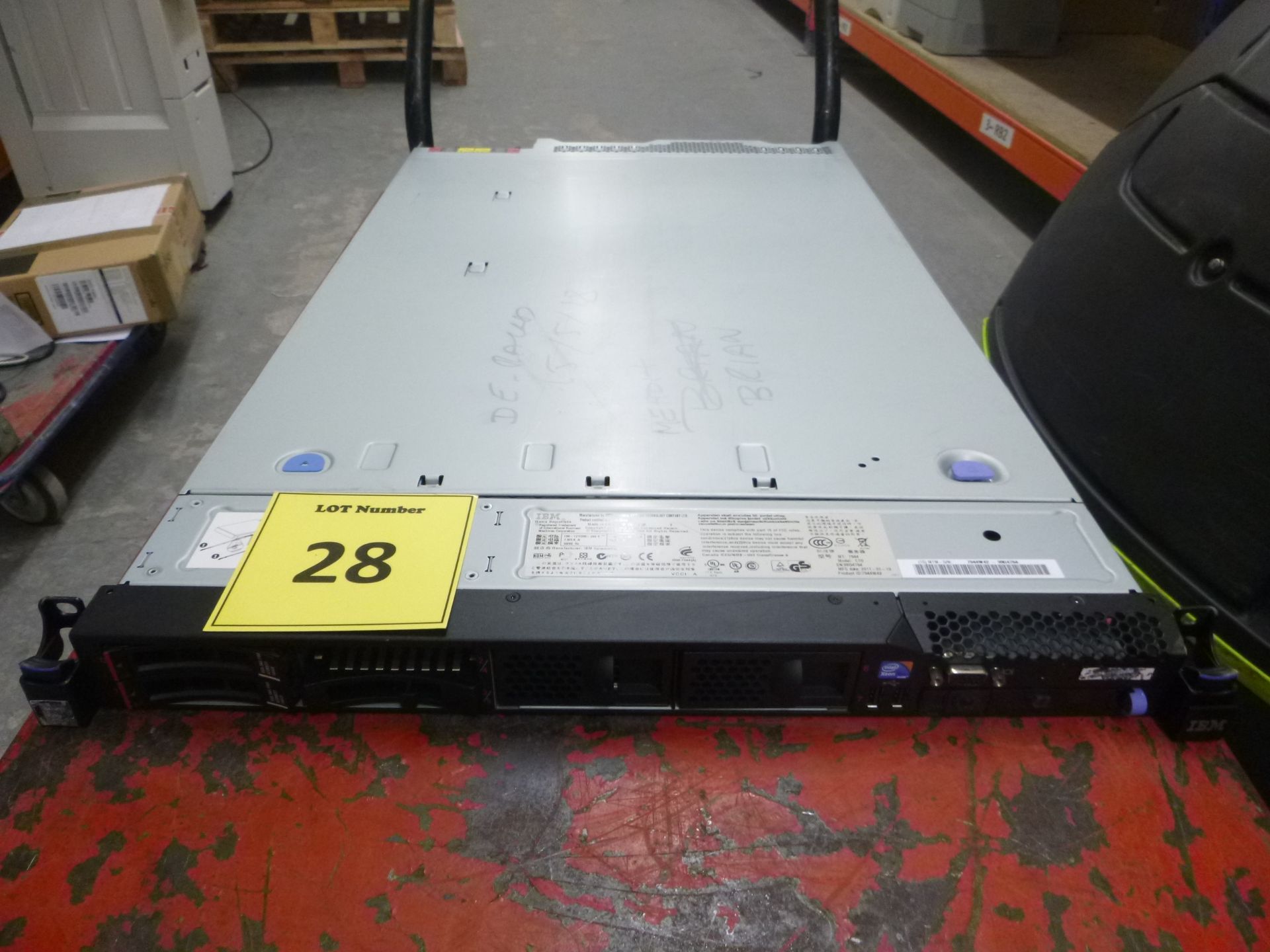 IBM SYSTEM X3550 M3 1U RACKMOUNT FILE SERVER. 2 X QUAD CORE (X5550) 2.67GHZ PROCESSOR. 16GB RAM, 2 X