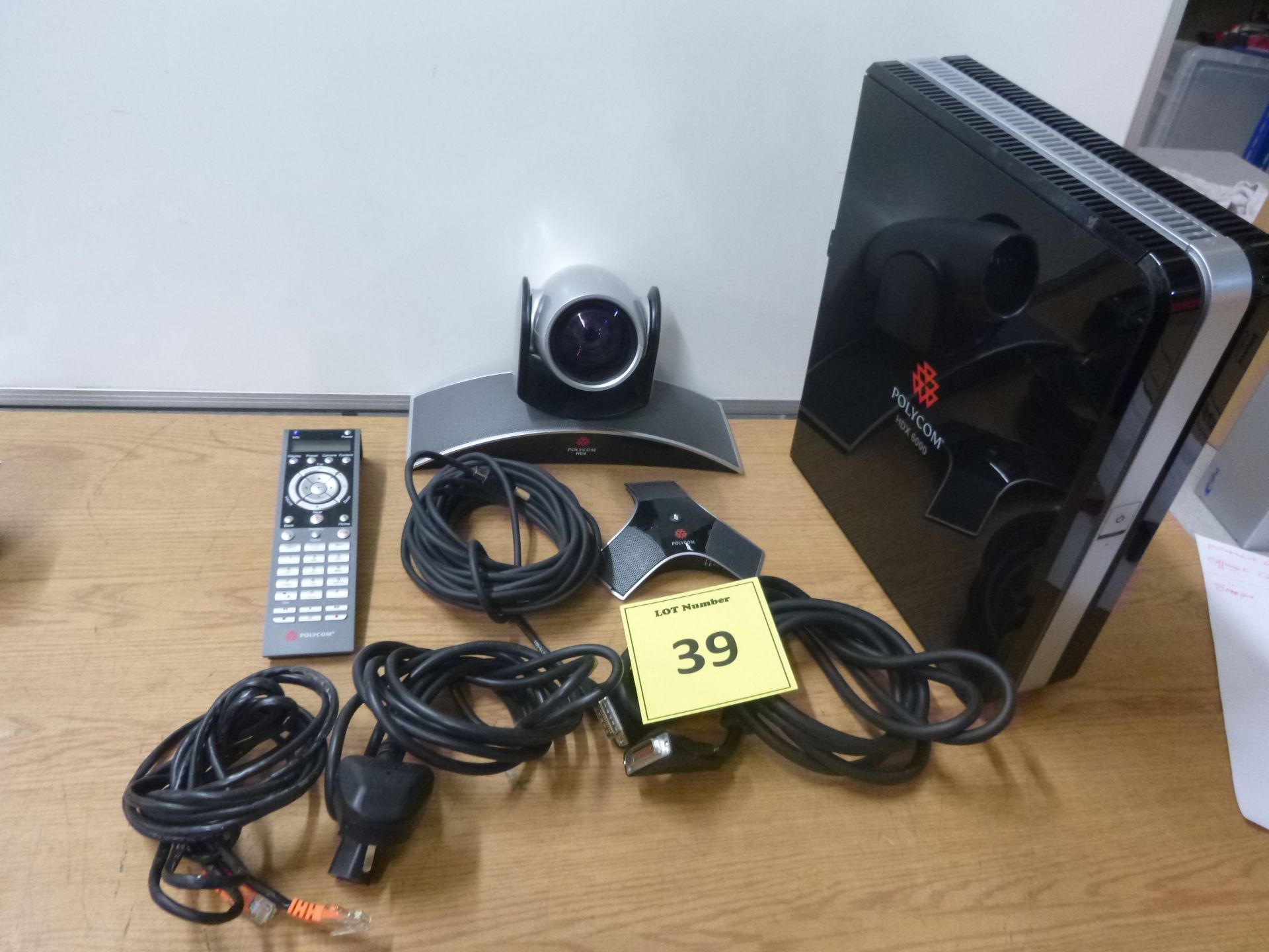 POLYCOM VIDEO CONFERENCING EQUIPMENT. POLYCOM HDX 6000 CODEC WITH MPTZ-6 CAMERA, 2201-23313-003