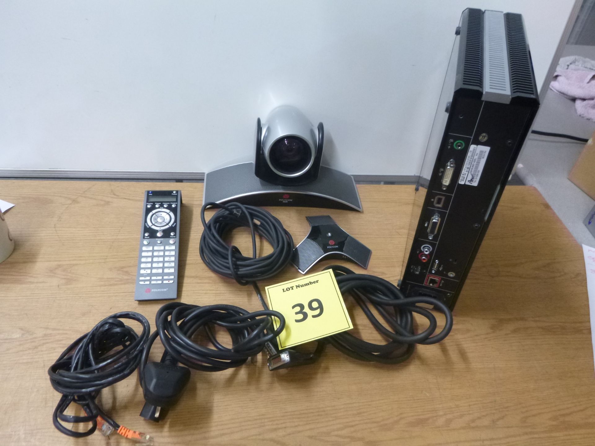 POLYCOM VIDEO CONFERENCING EQUIPMENT. POLYCOM HDX 6000 CODEC WITH MPTZ-6 CAMERA, 2201-23313-003 - Image 2 of 2