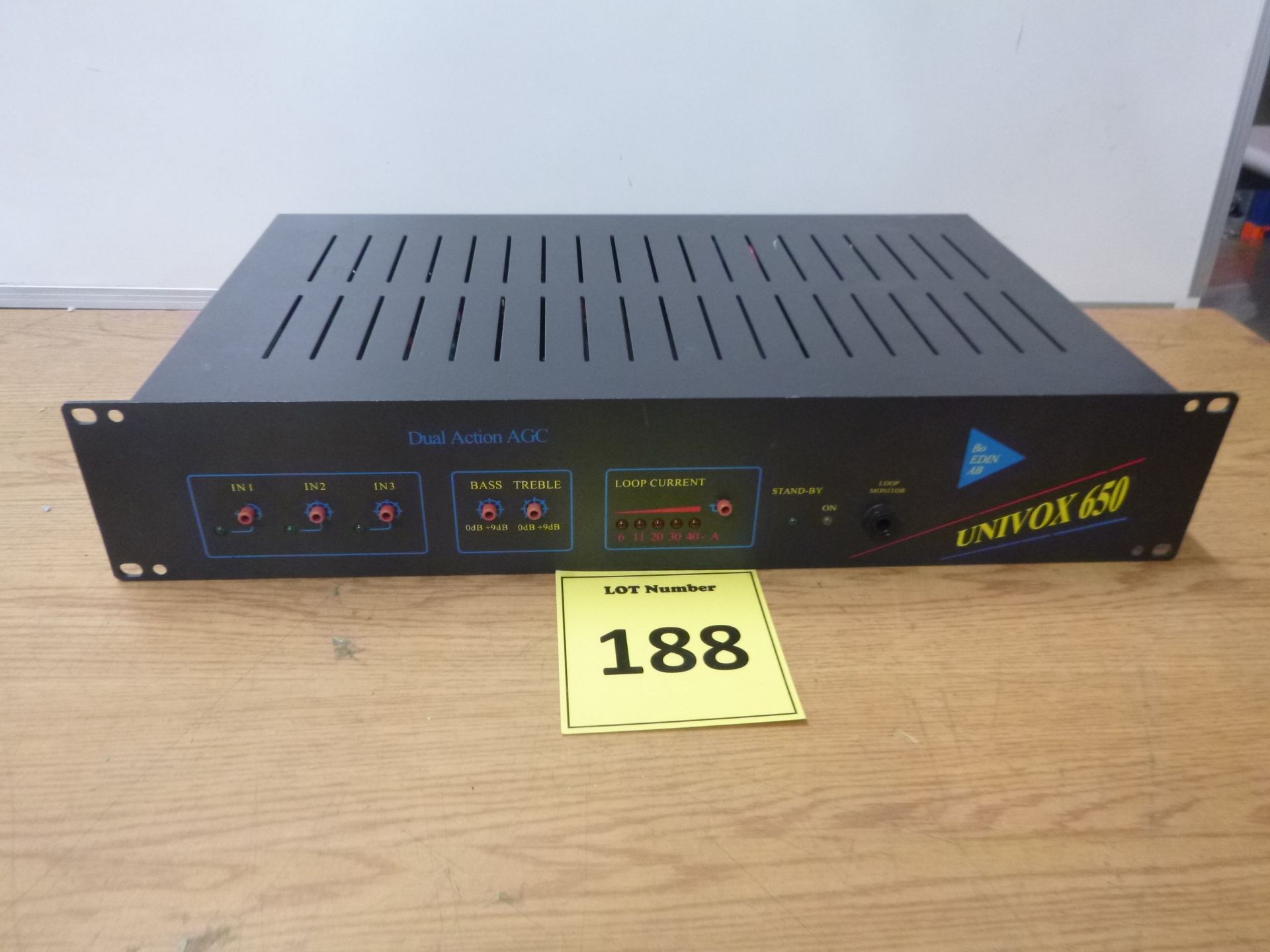 Univox 650 induction loop amplifier