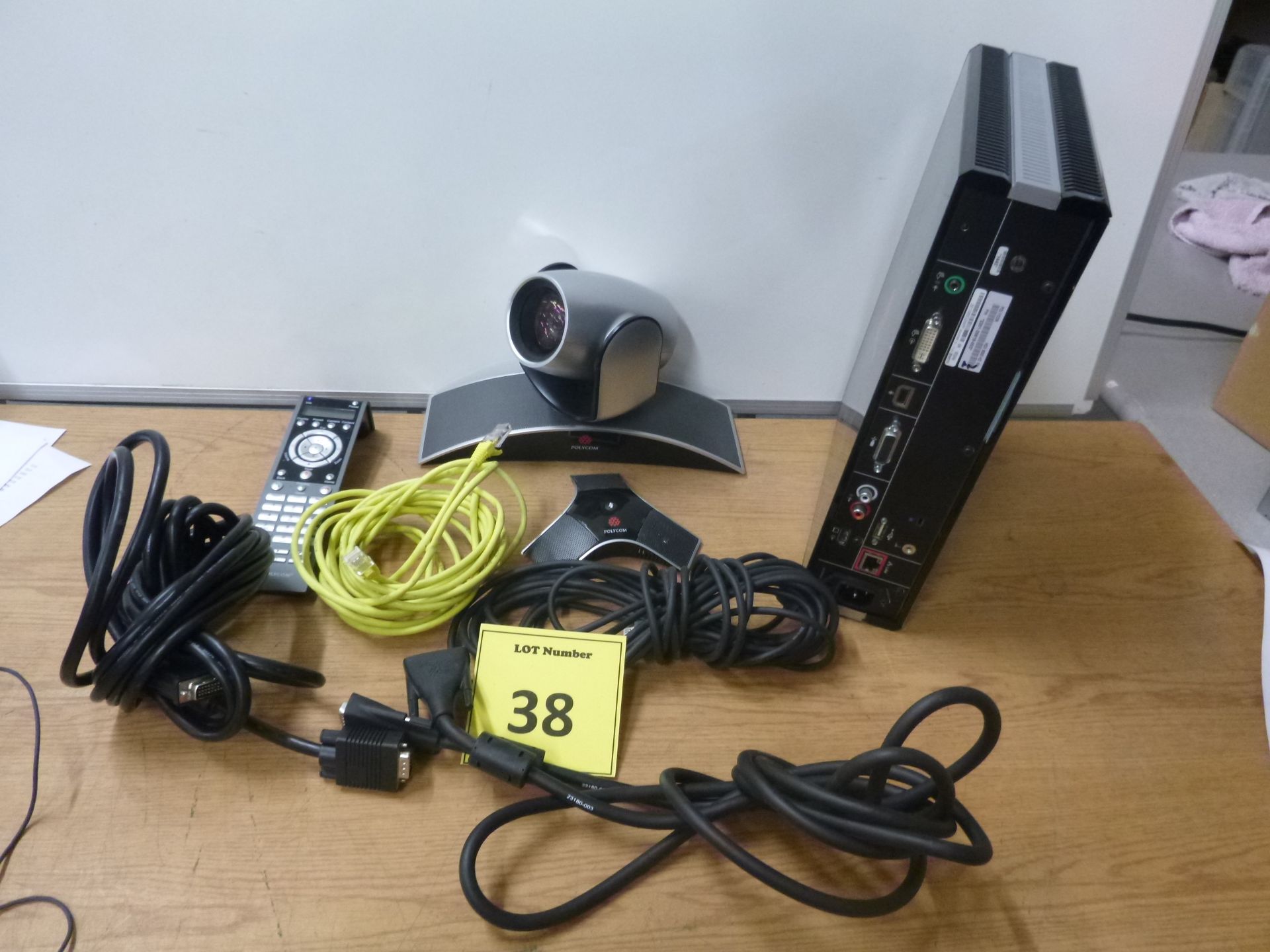 POLYCOM VIDEO CONFERENCING EQUIPMENT. POLYCOM HDX 6000 CODEC WITH MPTZ-9 CAMERA, 2201-23313-003 - Image 2 of 2