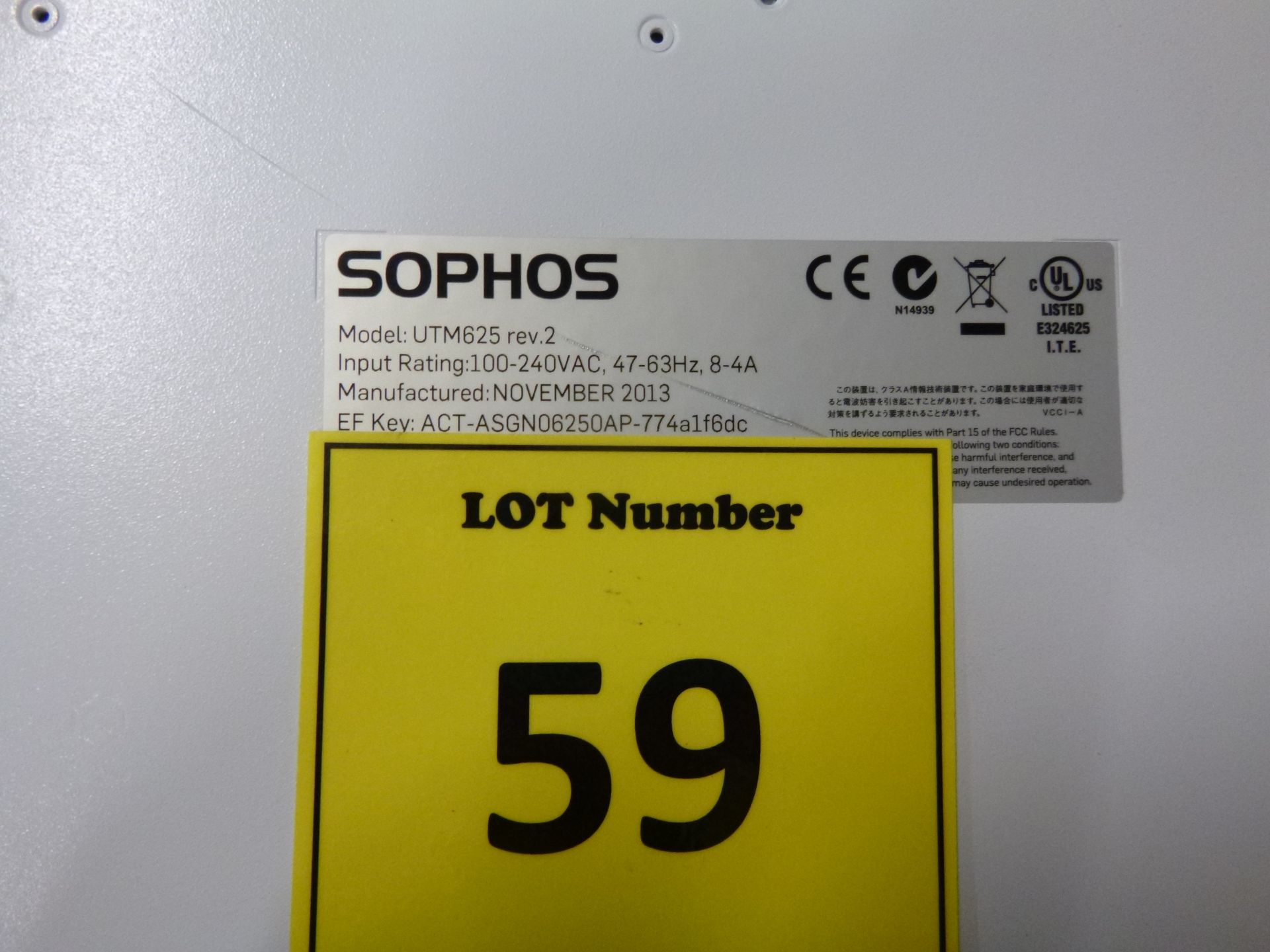 SOPHOS UTM 625 rev 2 Firewall, 2 X Xeon 2.1GHZ E5-2658 8 Core processors, 24GB DDR3 RAM. NO HDD'S. - Image 3 of 3