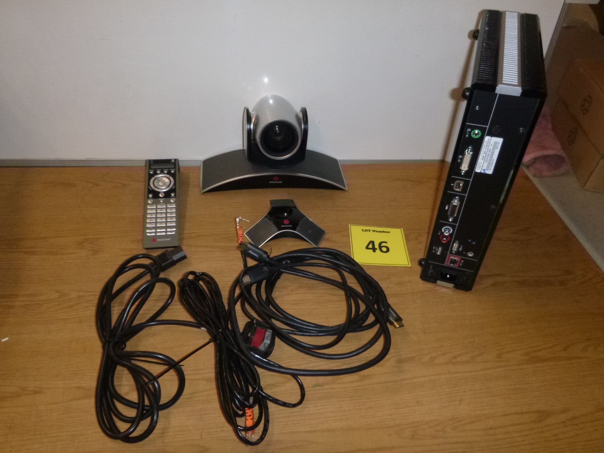 POLYCOM VIDEO CONFERENCING EQUIPMENT. POLYCOM HDX 6000 CODEC WITH MPTZ-9 CAMERA, 2201-23313-003 - Image 2 of 2