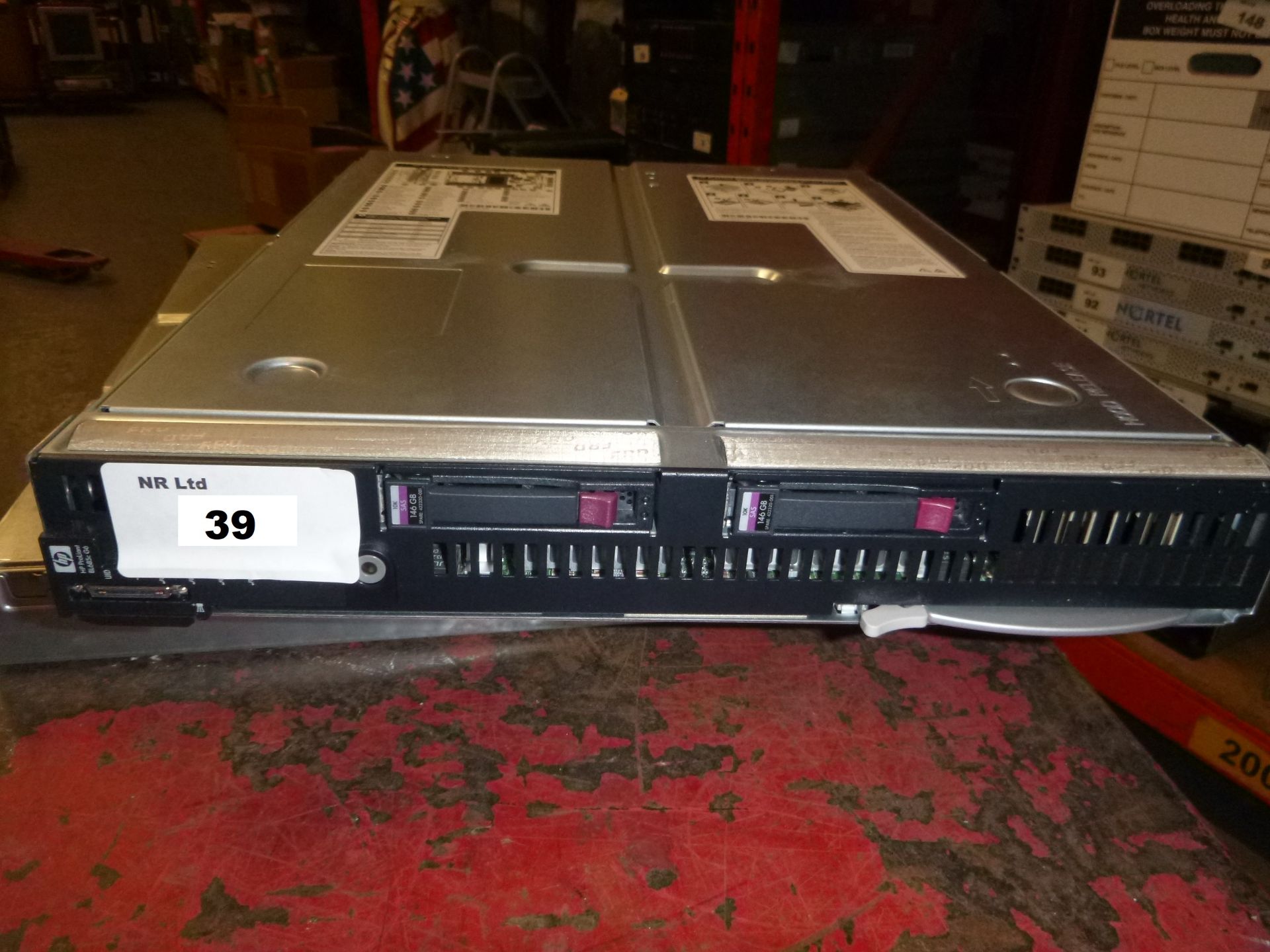 HP PROLIANT BL685C GENERATION 6 SERVER BLADE. 2 X OPTERON 8435 6 CORE 2.6GHZ PROCESSORS, 32GB RAM, 2