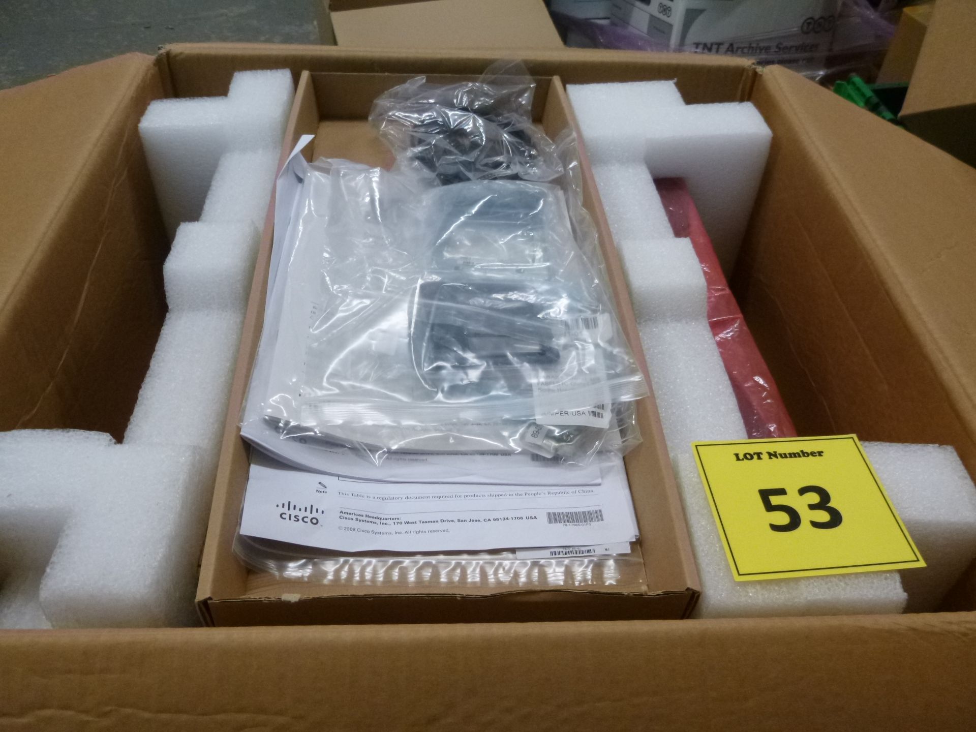 CISCO 3800 SERIES INTEGRATED SERVICES ROUTER MODEL 3825. IN UNMARKED AS NEW CONDITION. BOXED - Image 4 of 5