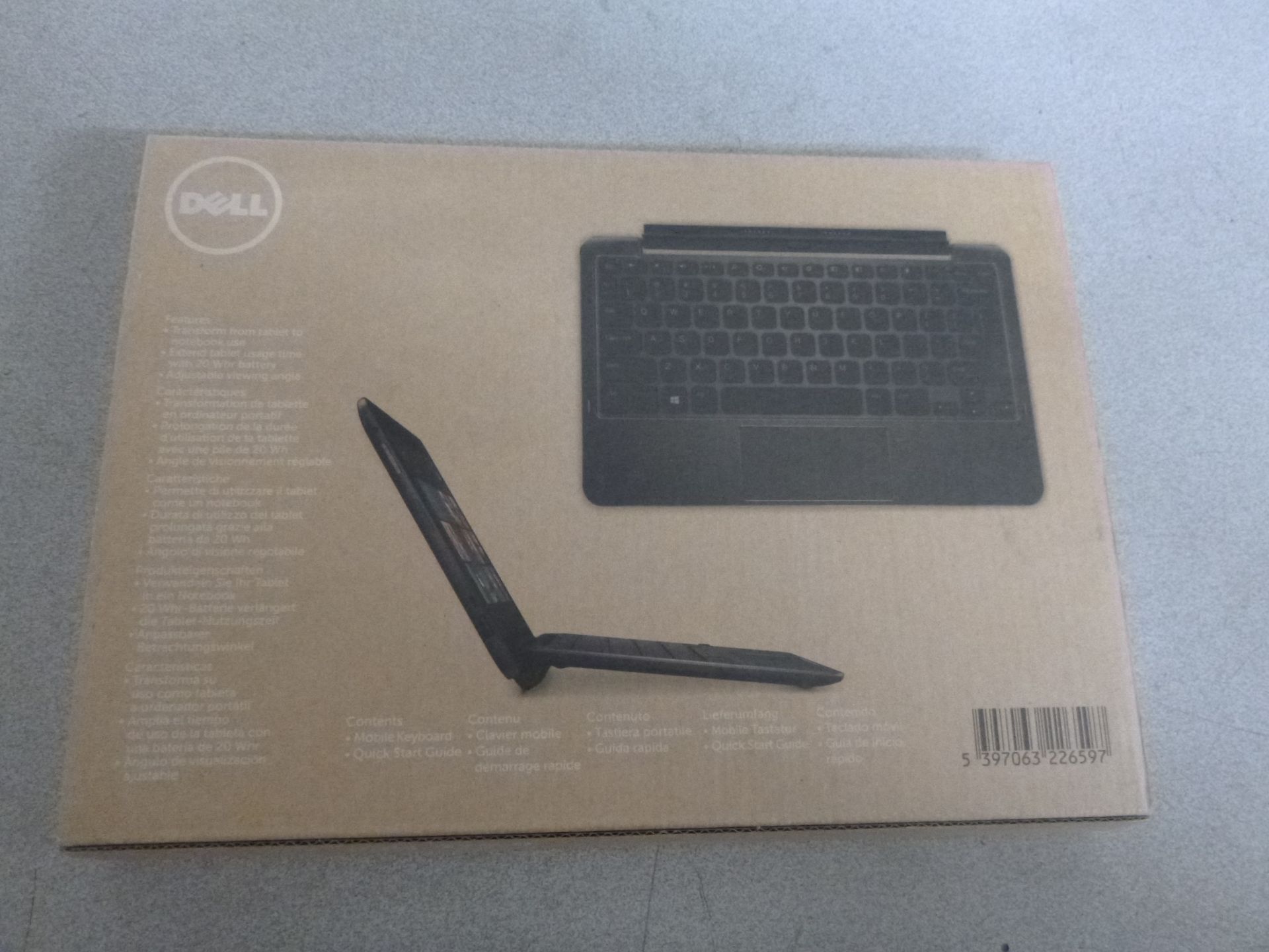 DELL VENUE 11 PRO MOBILE KEYBOARD 5130/7130/7139/7140. BOXED