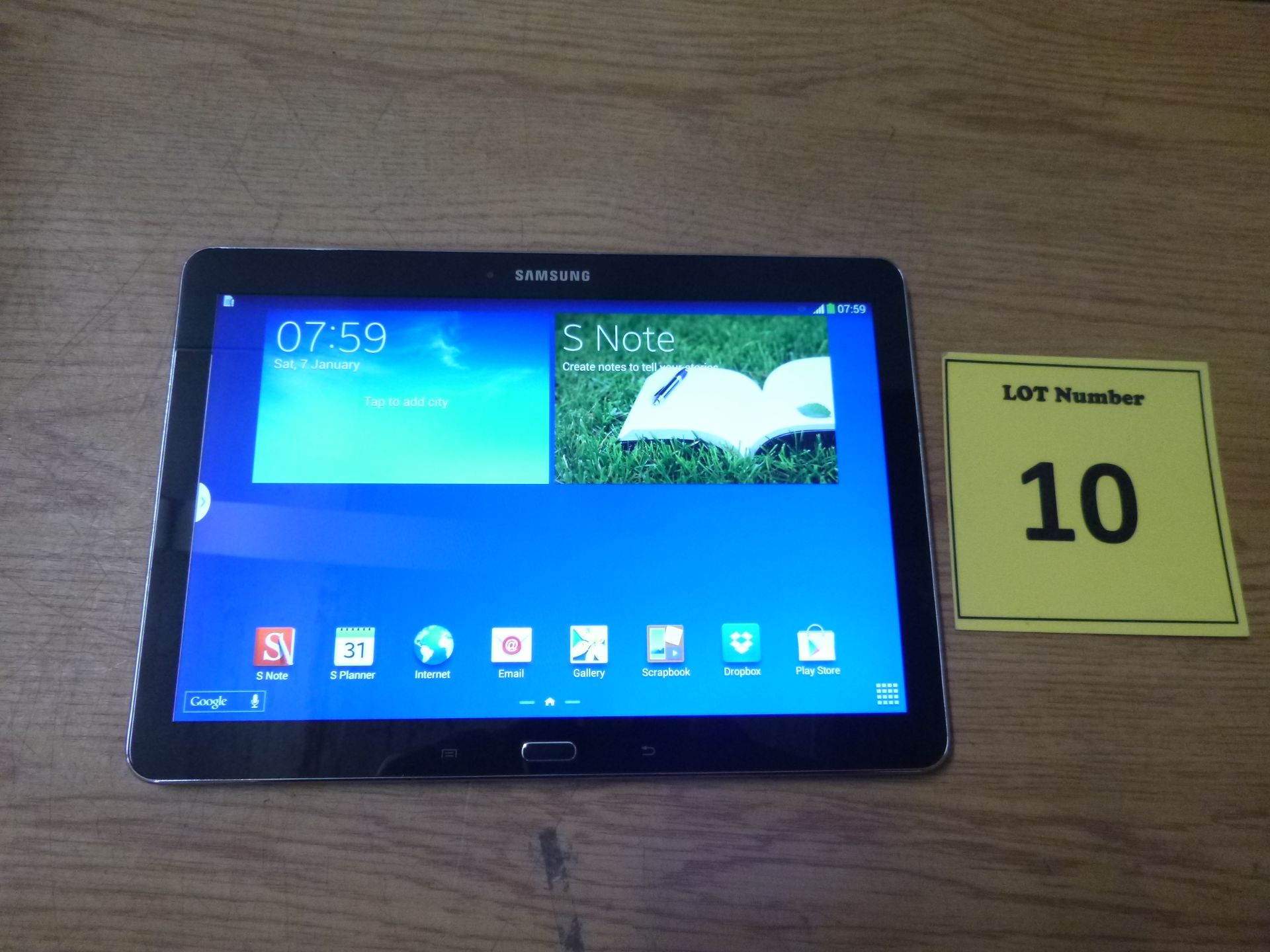 SAMSUNG GALAXY NOTE 10.1" TABLET . 16GB MODEL SM-P605. BLACK. WITH STYLUS