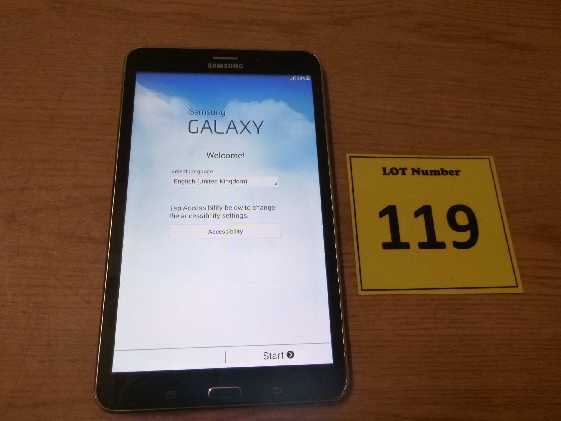 SAMSUNG GALAXY TAB 4 8" TABLET . 16GB MODEL SM-T355. BLACK.