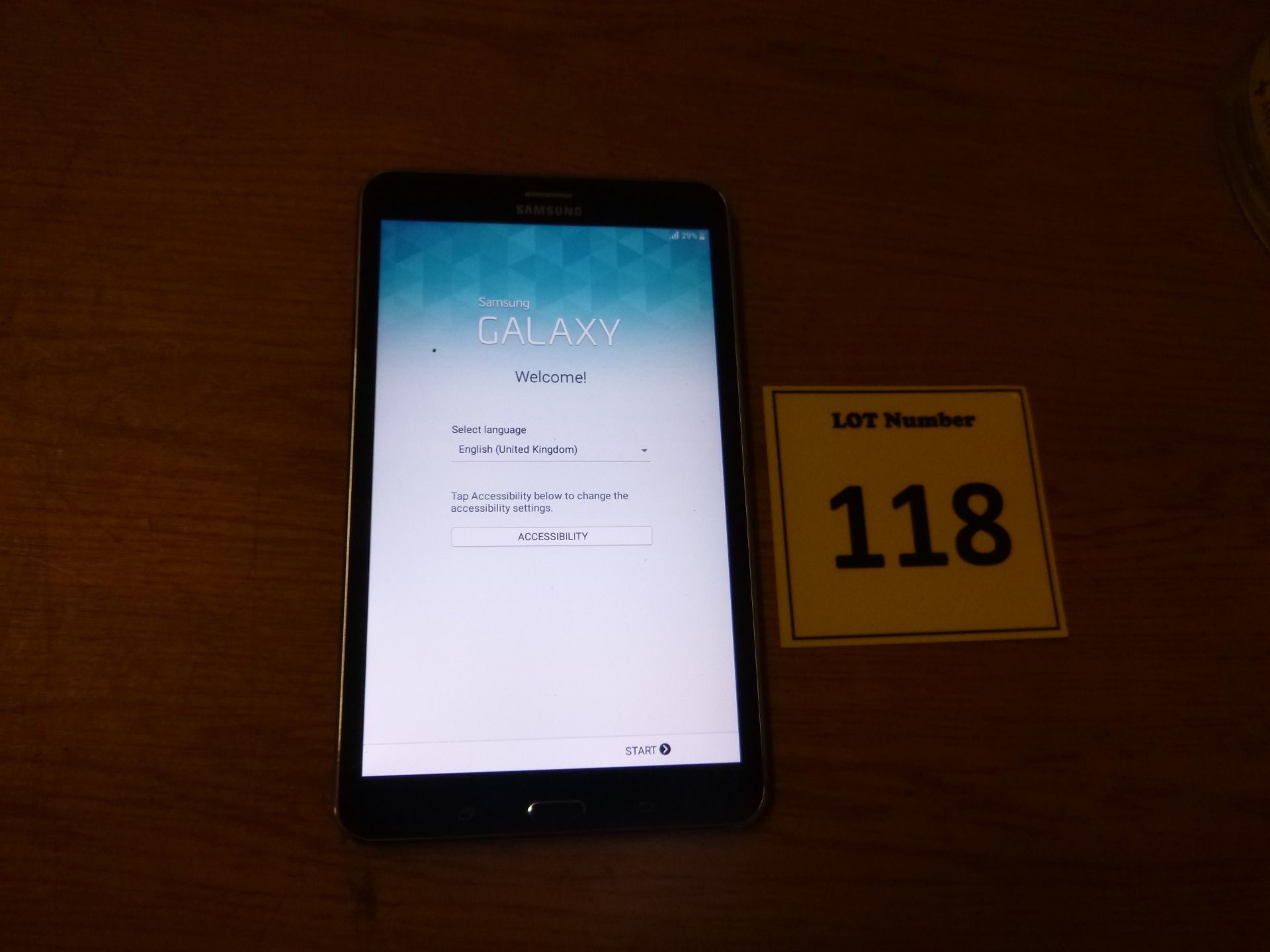 SAMSUNG GALAXY TAB 4 8" TABLET . 16GB MODEL SM-T355. BLACK.