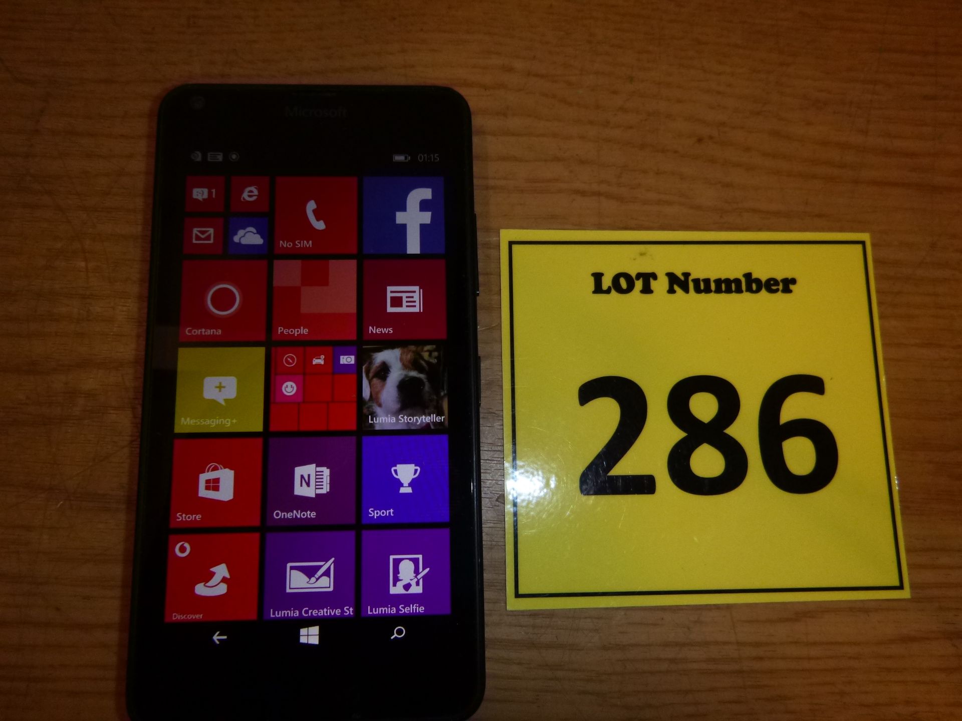 MICROSOFT MOBILE SMARTPHONE. MODEL RM-1072. 8GB. LOCKED TO VODAFONE