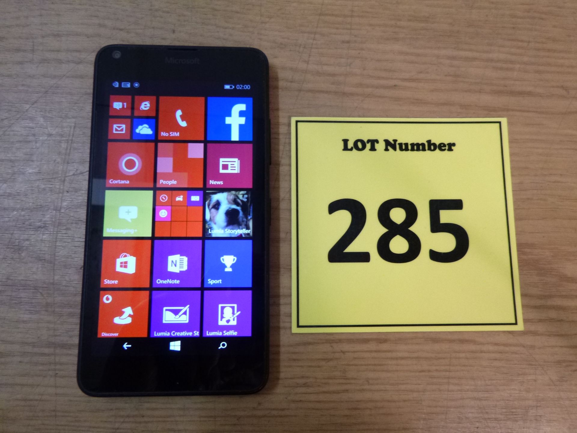 MICROSOFT MOBILE SMARTPHONE. MODEL RM-1072. 8GB. LOCKED TO VODAFONE