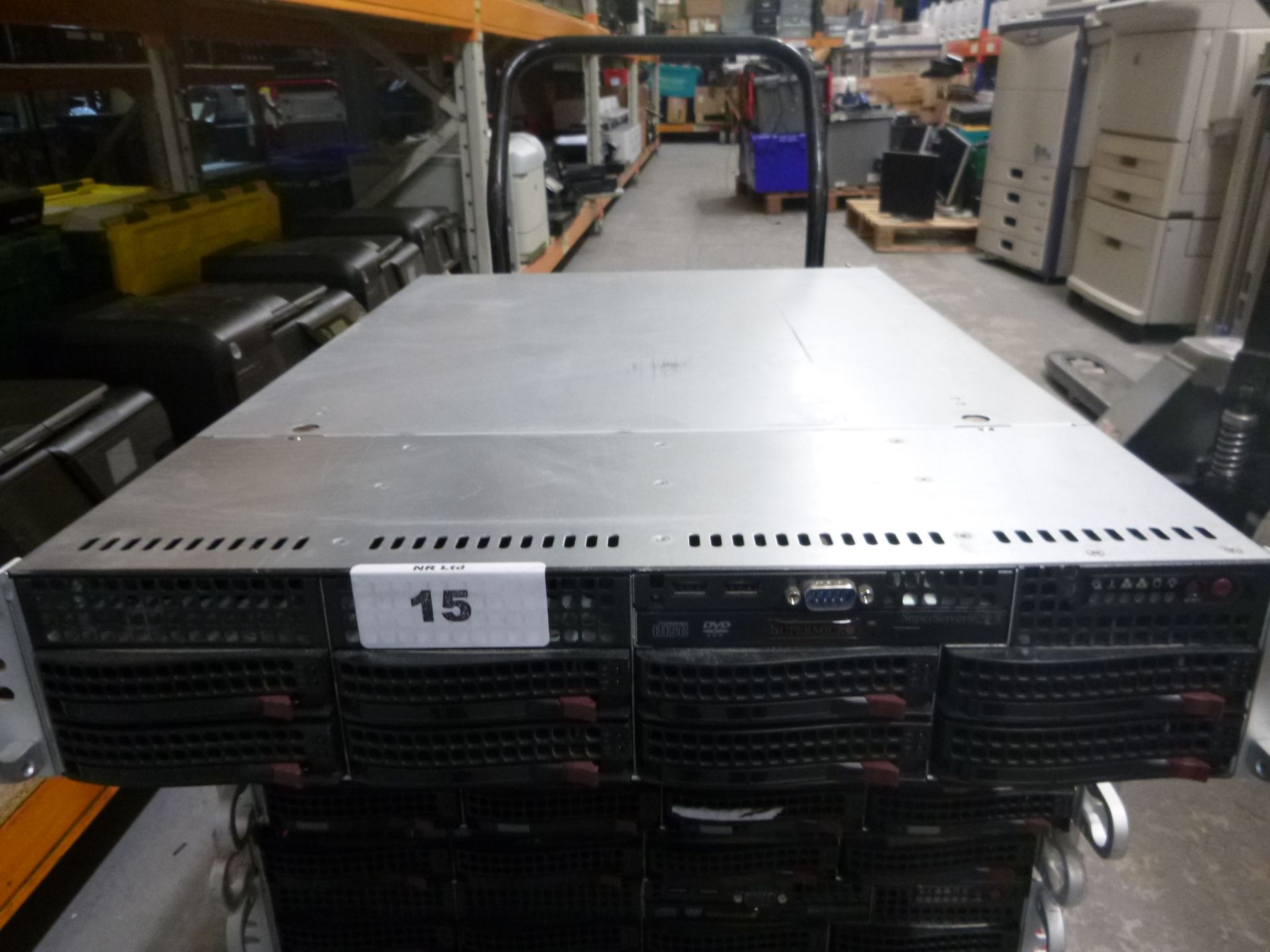 SUPERMICRO RACKMOUNT 2U SUPERSERVER 6025B-3R. 2 X QUAD CORE 2.5GHZ (L5420). 8GB RAM, 8 X CADDIES- NO