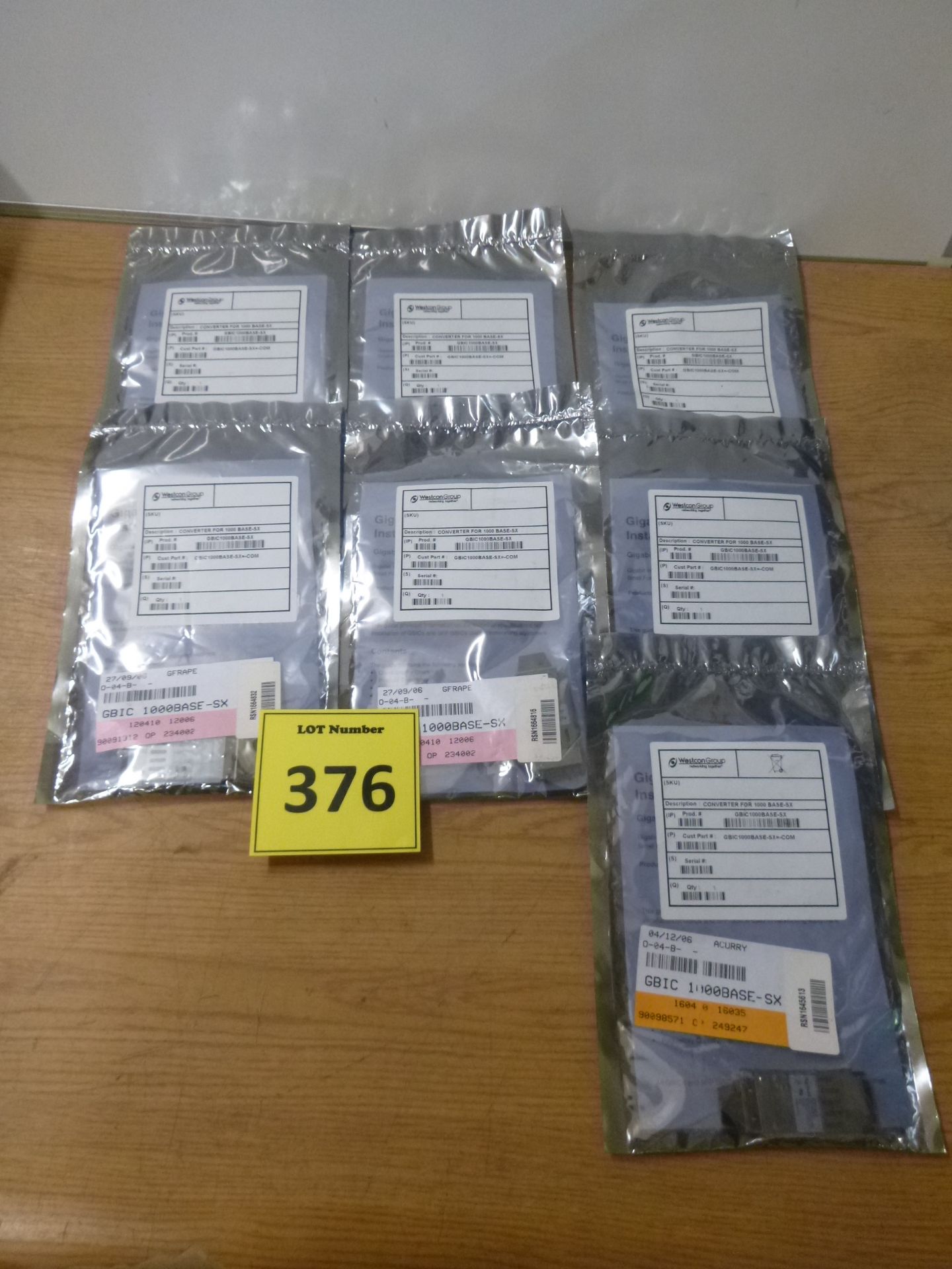 7 X NEW WESTCON GROUP CONVERTERS FOR 1000 BASE-SX. GBIC1000 BASE-SX