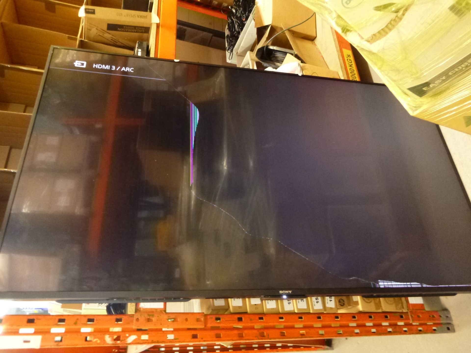 Sony BRAVIA KD 75XE8596 - 75" LED Smart TV - 4K UltraHD. Date of manufacture 2018/01. Has broken s - Image 3 of 8