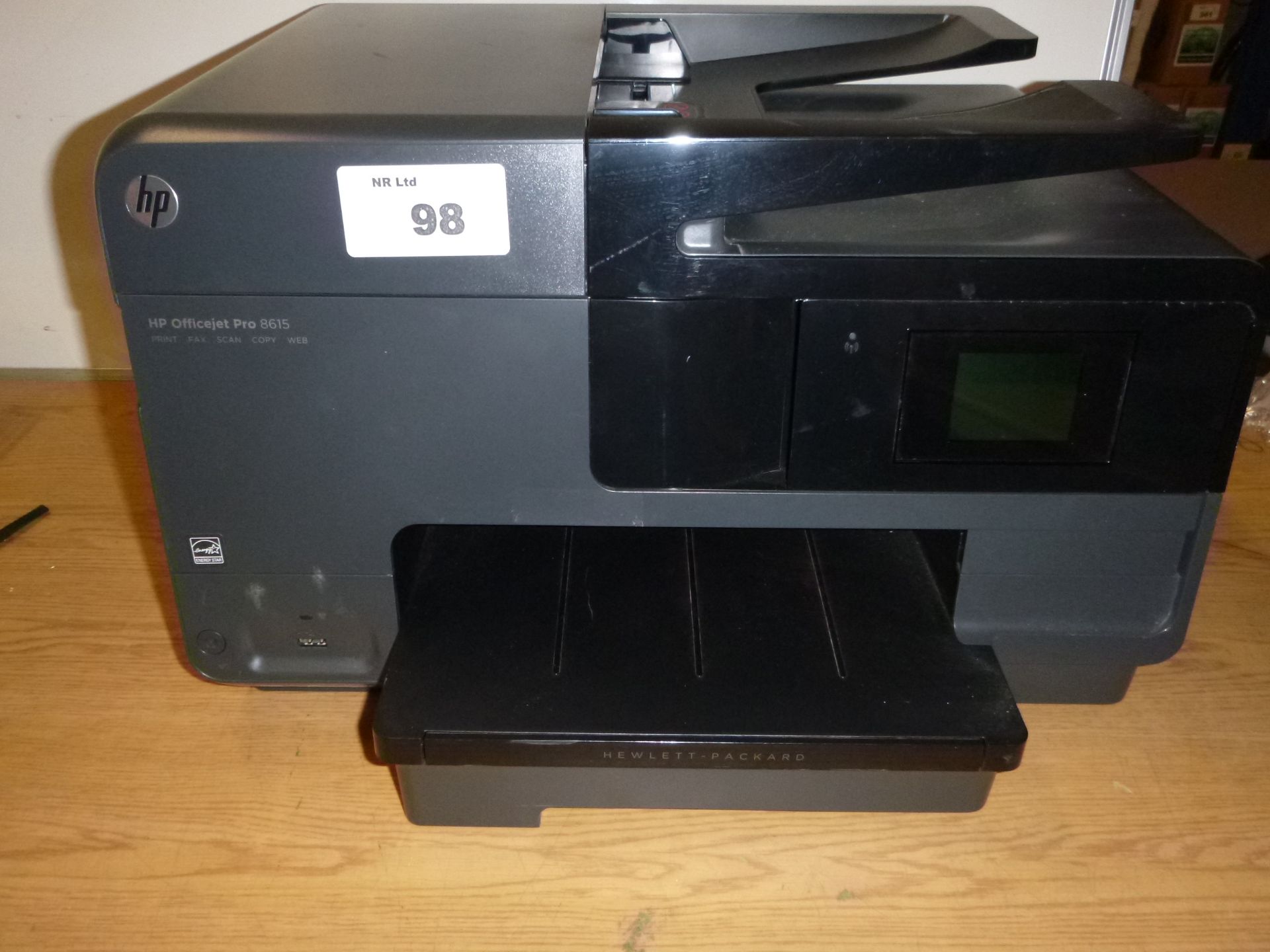 HP OFFICEJET PRO 8615 MULTIFUNCTION COLOUR PRINTER. PRINT/FAX/SCAN/COPY/WEB. WITH TEST PRINT