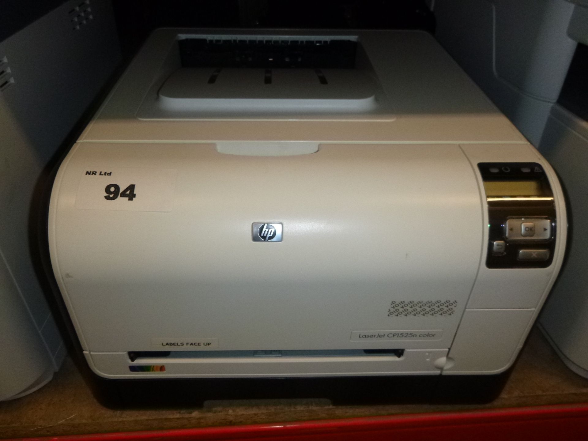 HP LASERJET CP1525N COLOUR NETWORK LASER PRINTER. WITH TEST PRINT & USB