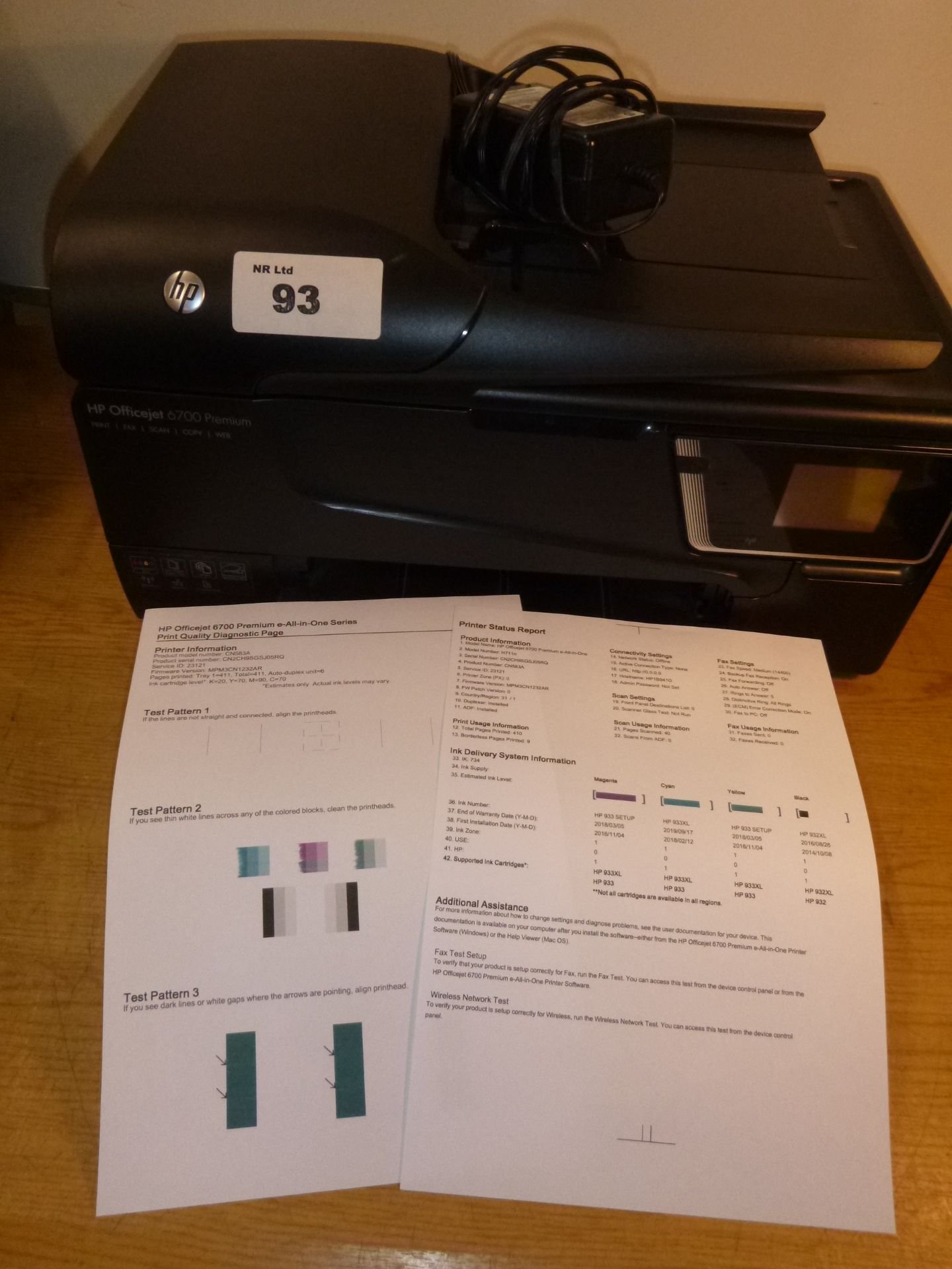 HP OFFICEJET 6700 PREMIUM e-SERIES ALL IN ONE WIRELESS COLOUR PRINTER/FAX/COPY/SCAN - Image 2 of 2