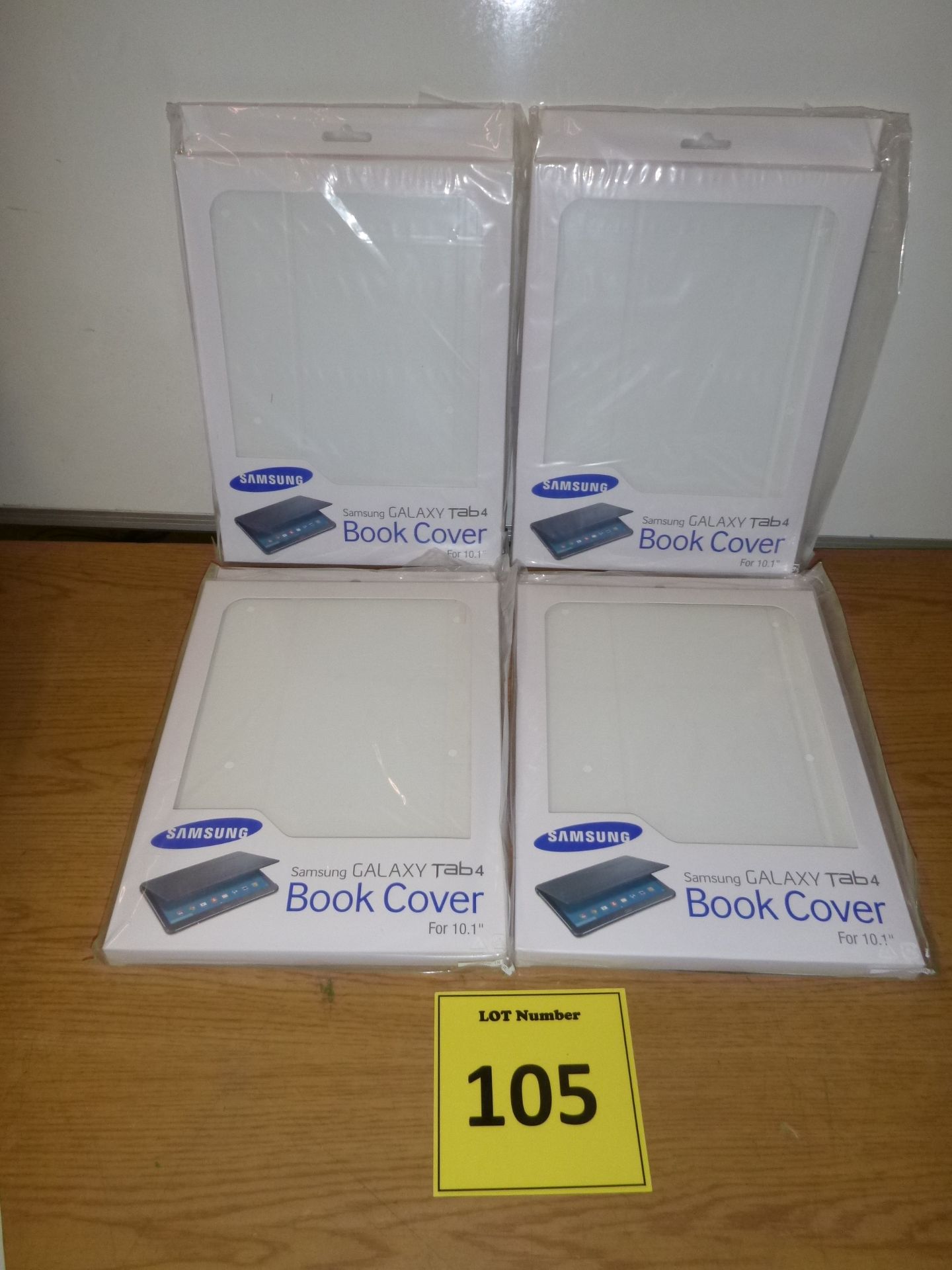 4 X NEW Genuine Samsung Protective Folio Book Case Cover Stands For Galaxy Tab 4 10.1"