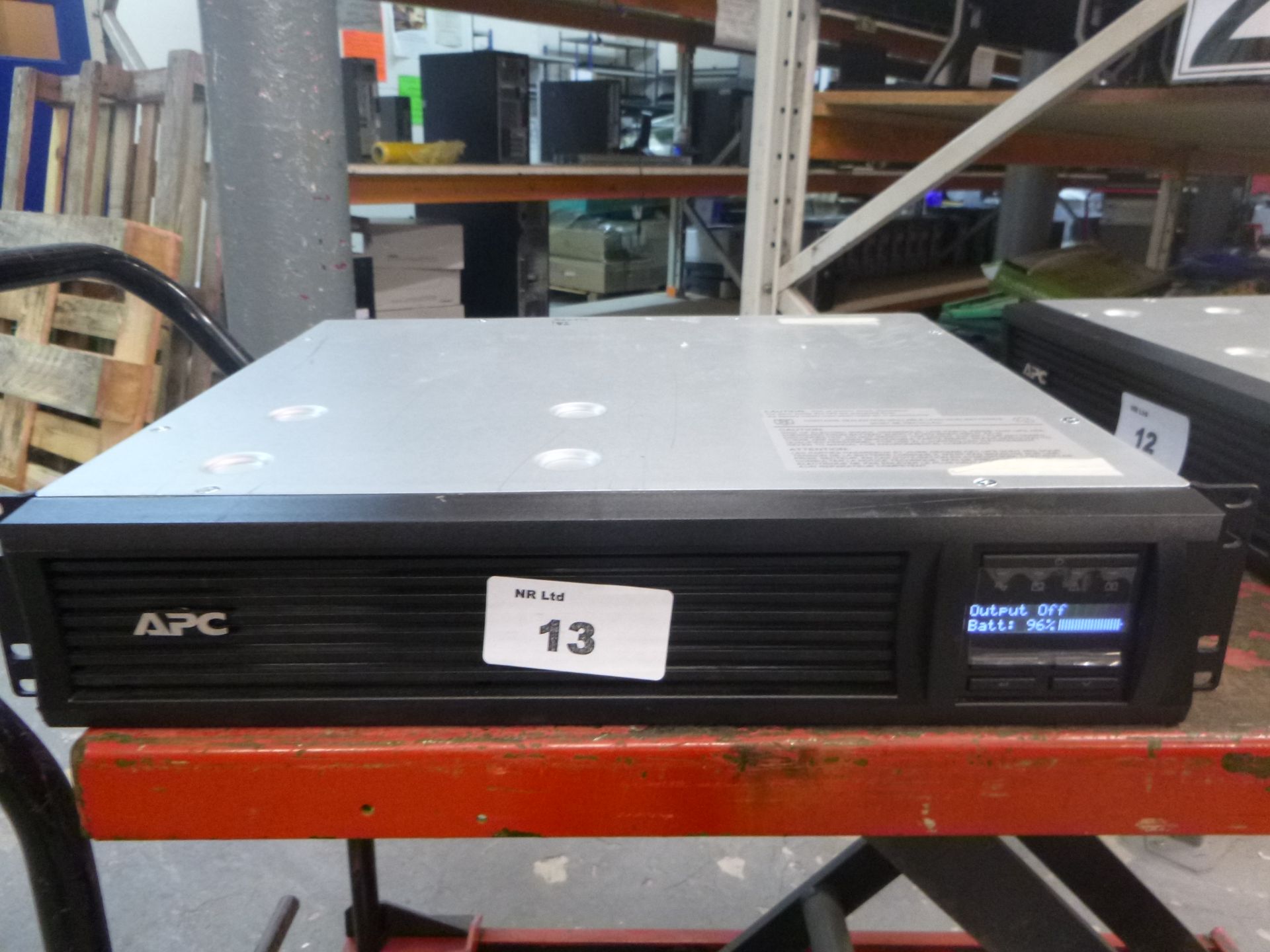 APC RACKMOUNT 2U UPS. MODEL SMT750RMI20 COMPLETE WITH SMART SLOT AP9631 NWTWORK MANAGEMENT CARD.