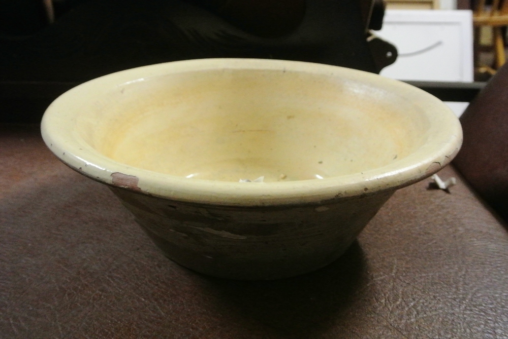 CERAMICS - A stunning antique terracotta bowl, pos
