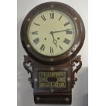 CLOCKS - An antique Champion Regulator wall clock