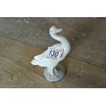 CERAMICS - A Lladro duck, measuring 11cm tall.