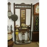 FURNITURE/ HOME - An antique scumble glazed hall s