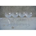 CERAMICS/ GLASS - A set of 4 antique Waterford Cry