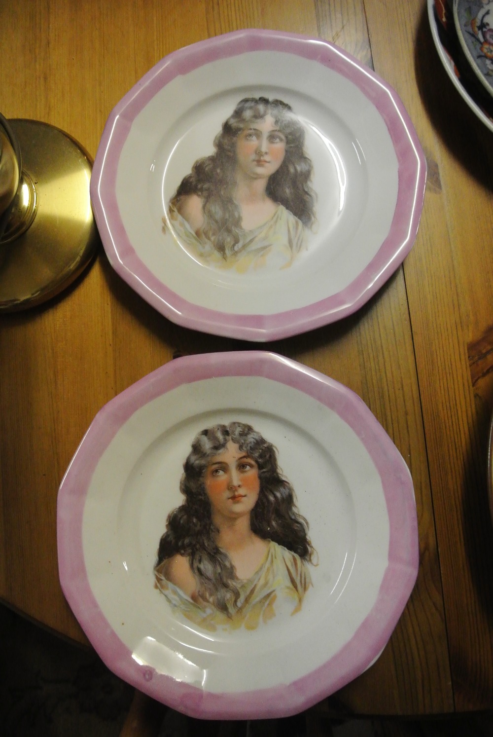 CERAMICS - A pair of antique Schlaggenward 'Portra