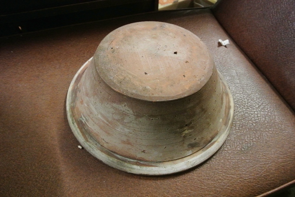 CERAMICS - A stunning antique terracotta bowl, pos - Image 3 of 3