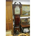 CLOCKS - A stunning antique Pine cased Grandfather