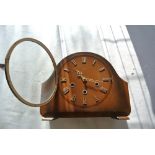 CLOCKS - A vintage/ retro wood cased Smith's mantl