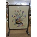 COLLECTABLES - A vintage/ antique tapestry fire sc