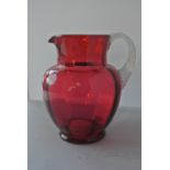 CERAMICS/ GLASS - A stunning Victorian Ruby glass