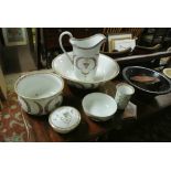 CERAMICS - A 6 piece Grimwades Winton Ware bedroom