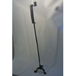 COLLECTABLES - An antique wrought iron floor stand