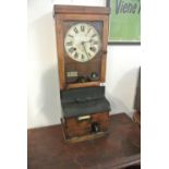 CLOCKS - An antique/ vintage National clocking in